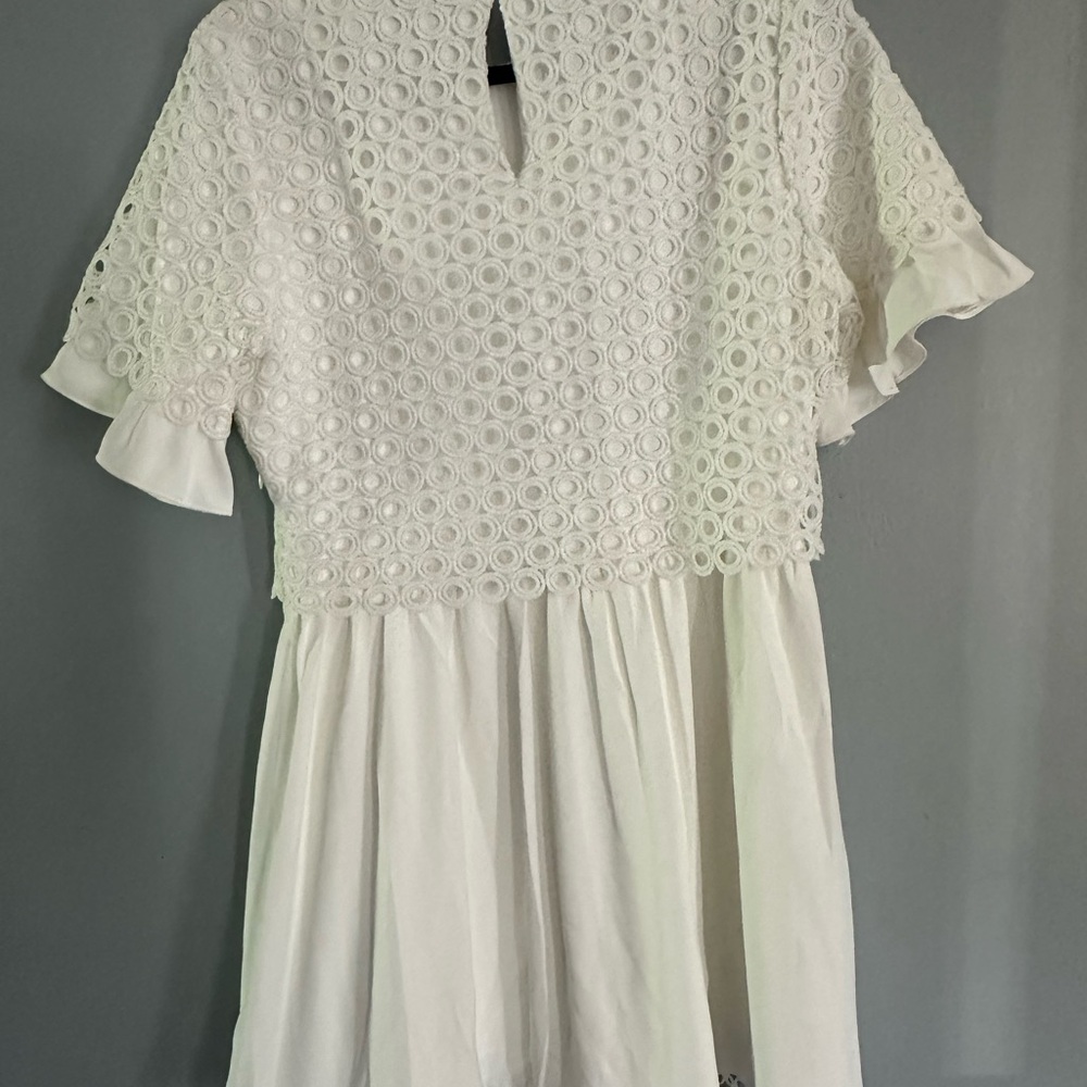 English Factory Elegant White Dress - Picture 2 of 7